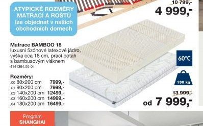 Matrace BAMBOO 18