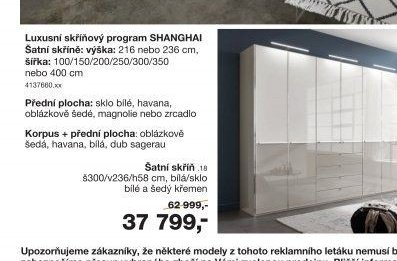 Luxe skříňový program SHANGHAI
