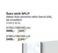Šatní skříň SPLIT