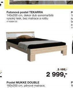 Futonová postel TEKARRA