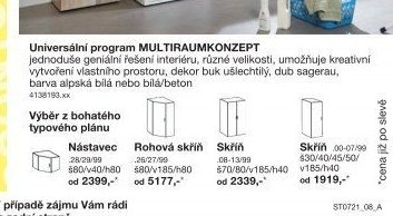Universální program MULTIRAUMKONZEPT