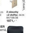 2 zásuvky