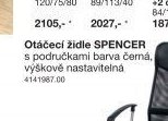 Otáčecí židle SPENCER