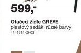 Otáčecí židle GREVE