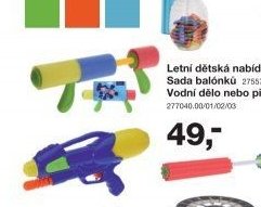 Sada balónků nebo vodní dílo
