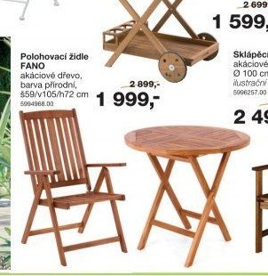 Polohovací židle FANO