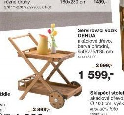 Servírovací vozík GENUA