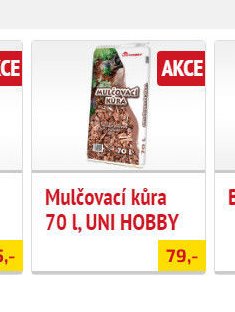 Mulčovací kůra 70 l, UNI HOBBY