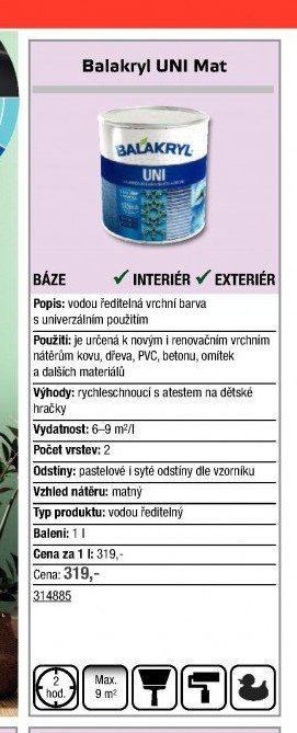 Balakryl UNI Mat