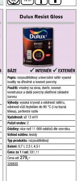 Dulux Resist Gloss