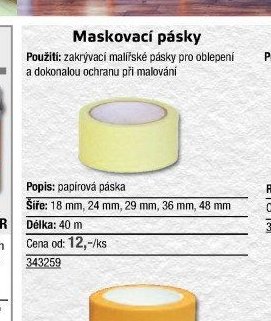 Maskovací páska (papírová)