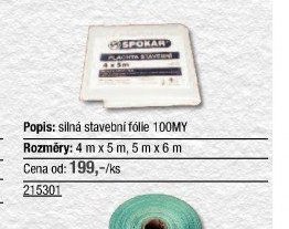Silná stavební fólie 100MY