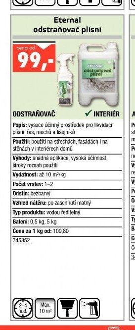 Eternal odstraňovač plísní