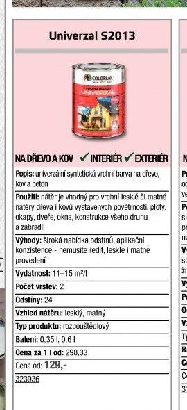 Univerzal S2013