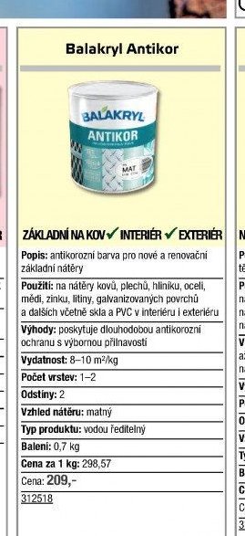 Balakryl Antikor