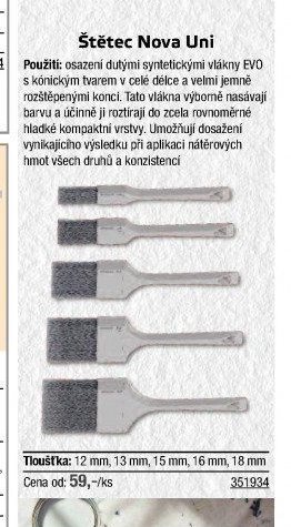 Štětec Nova Uni
