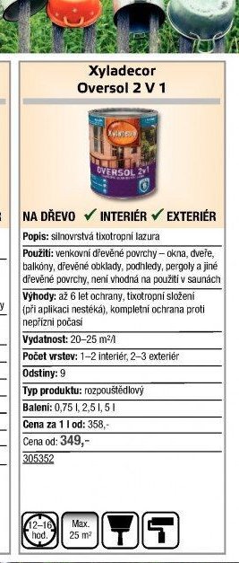 Xyladecor Oversol 2 V 1