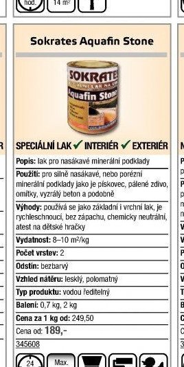 Sokrates Aquafin Stone