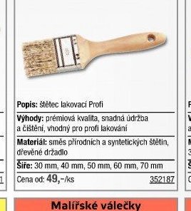 Lakovací štětec Profi
