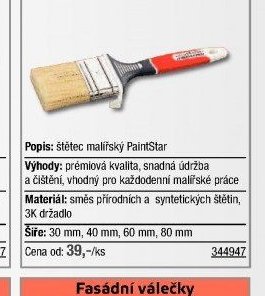 Malířský štětec PaintStar