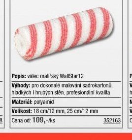 Malířský váleček WallStar12