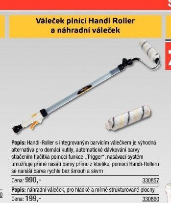 Váleček plnící Handi Roller