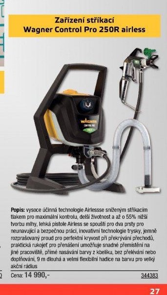 Zařízení stříkací Wagner Control Pro 250R airless