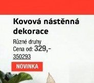 Kovová nástěnná dekorace 350293