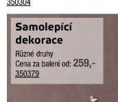 Samolepící dekorace 350379
