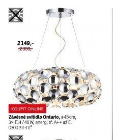 Závěsné svítidlo Ontario