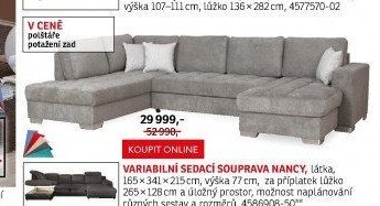 Variabilní sedací souprava Nancy