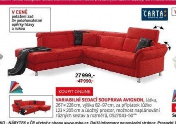 Variabilní sedací souprava Avignon