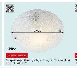 Stropní lampa Monza