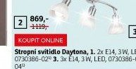Stropní svítidlo Daytona 2