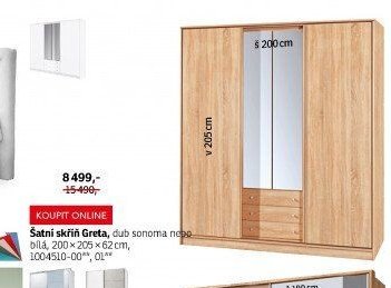 Šatní skříň Greta
