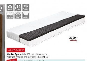 Matrace Medixo Space, 90x200 cm