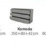 Komoda 150x80x42 cm
