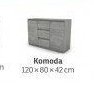 Komoda 120x80x42 cm