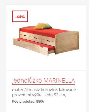 Jednolůžko MARINELLA
