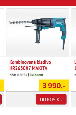 Kombinované kladivo HR2630X7 MAKITA