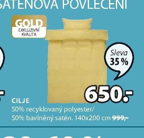 CILJE povlečení