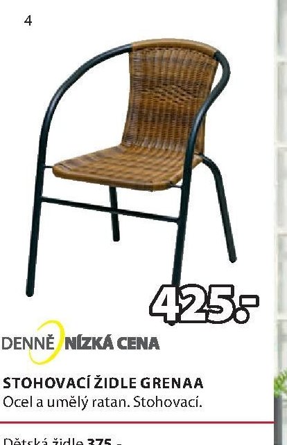 Stohovací židle GRENAA