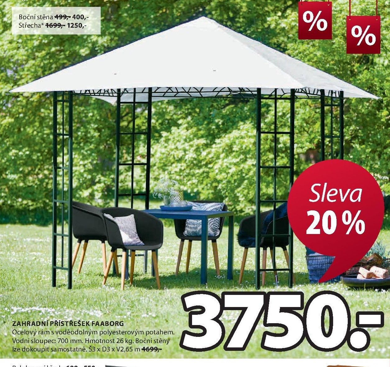 Zahradní přístřešek FAABORG