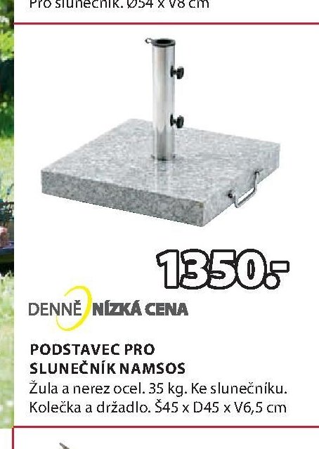 Podstavec pro slunečník NAMSOS