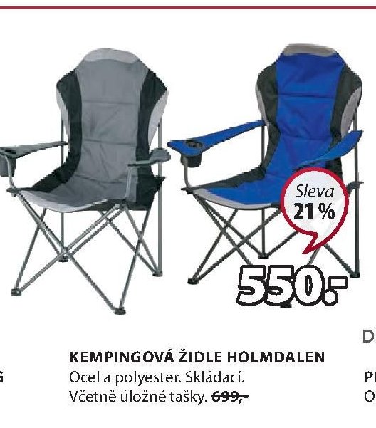 Kempingová židle HOLMDALEN