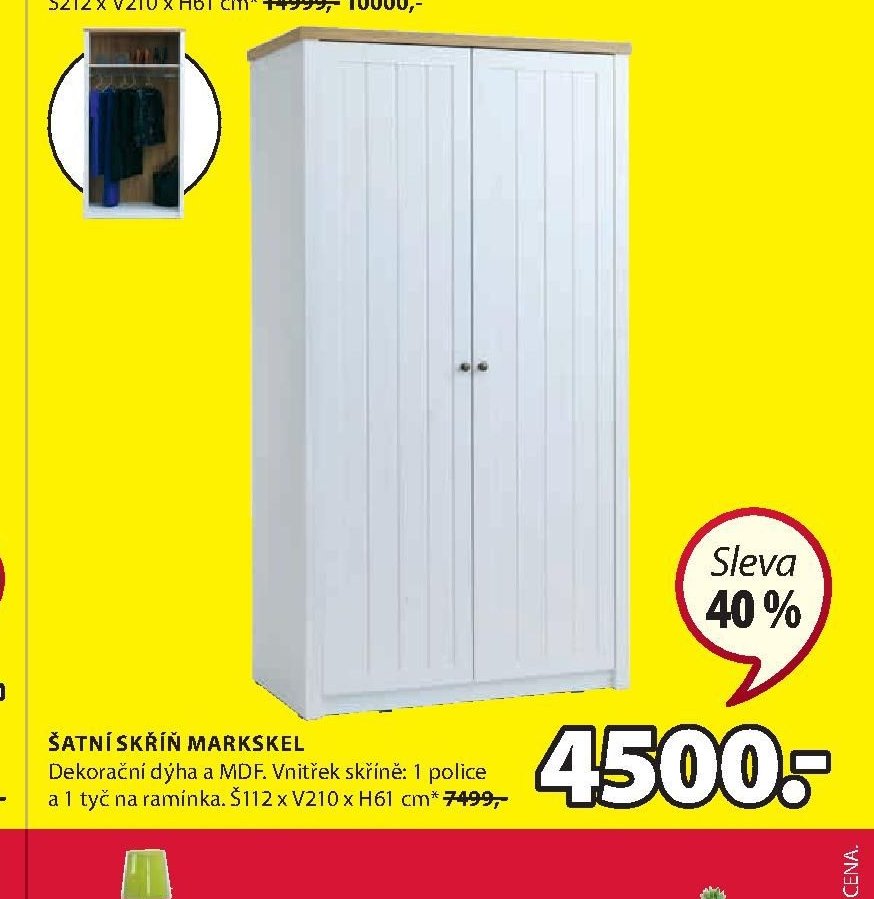 Šatní skříň MARKSKEL