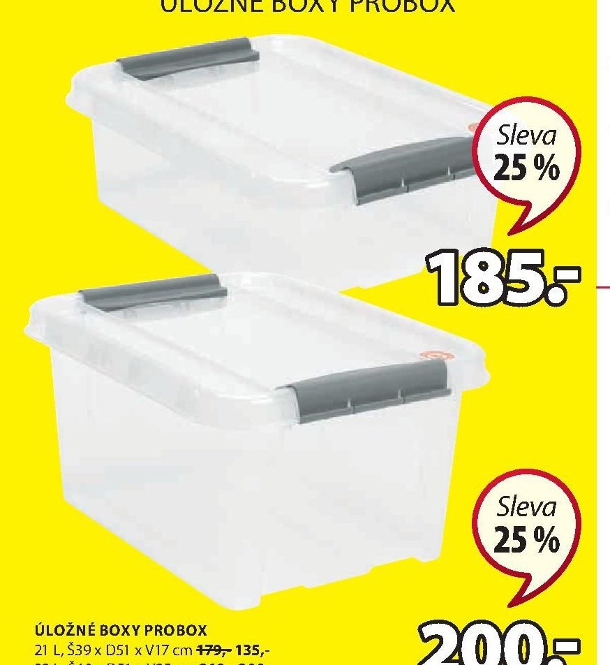 ÚLOŽNÉ BOXY PROBOX