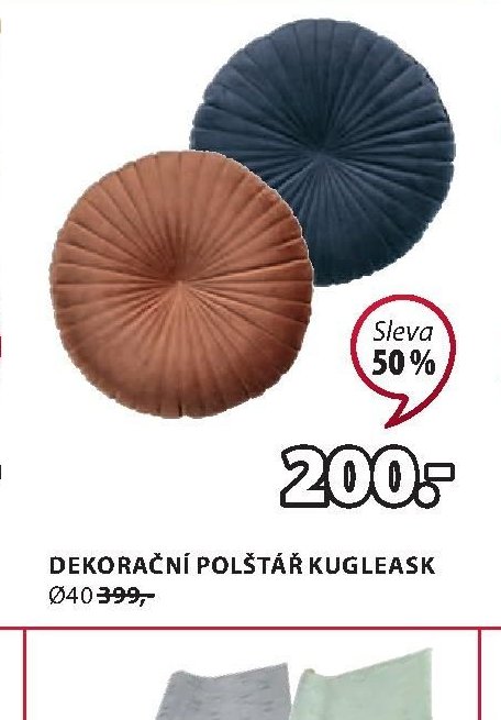 DEKORAČNÍ POLŠTÁŘ KUGLEASK