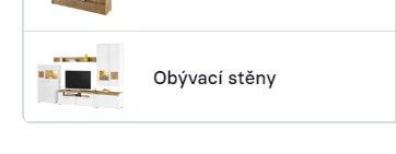 Obývací stěny