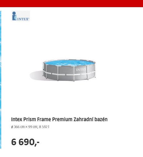 Intex Prism Frame Premium Zahradní bazén